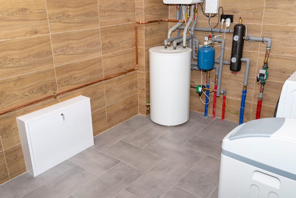 Residential water heater and plumbing system installed in Hollywood